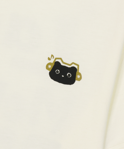 LMR(エルエムアール)の「リズムシャニョン Tシャツ CREAM(Tシャツ/カットソー・レディース・Cream・SMALL/MEDIUM/LARGE)」の4枚目の写真