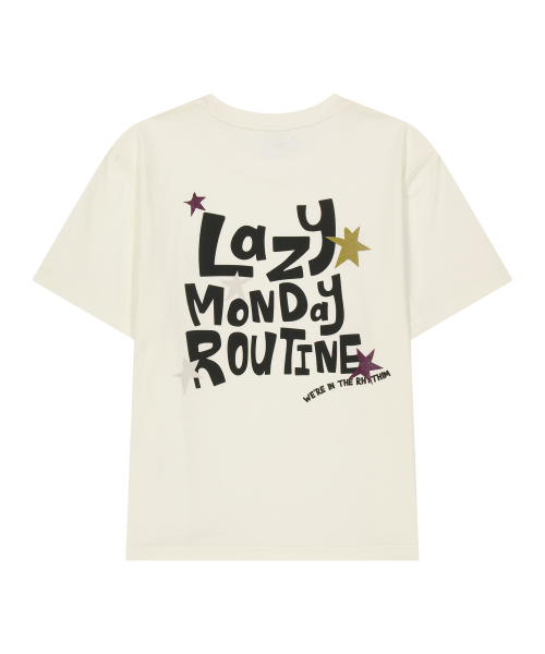 LMR(エルエムアール)の「リズムシャニョン Tシャツ CREAM(Tシャツ/カットソー・レディース・Cream・SMALL/MEDIUM/LARGE)」の5枚目の写真