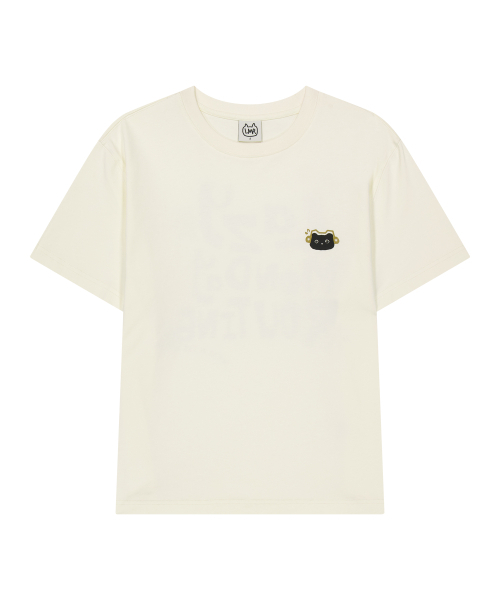 LMR(エルエムアール)の「リズムシャニョン Tシャツ CREAM(Tシャツ/カットソー・レディース・Cream・SMALL/MEDIUM/LARGE)」の6枚目の写真