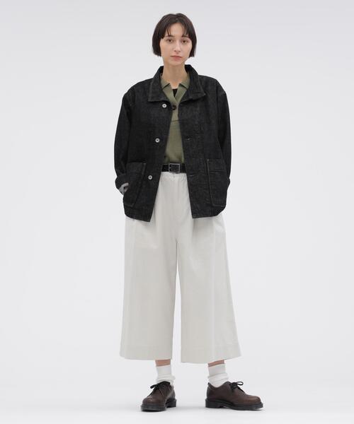 MHL.(エムエイチエル)の「CANTON BLACK DENIM(デニムジャケット・レディース・ブラック・36)」の2枚目の写真