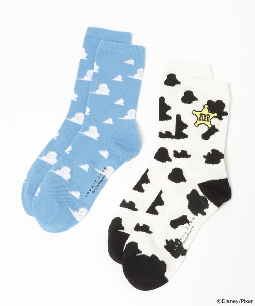LOWRYS FARM(ローリーズファーム)の「TOY STORY(トイ・ストーリー)/2Pソックス 876981/GOODS(ソックス/靴下・レディース・ホワイト/その他1・FREE)」の9枚目の写真