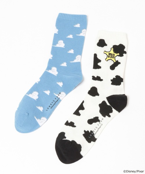 LOWRYS FARM(ローリーズファーム)の「TOY STORY(トイ・ストーリー)/2Pソックス 876981/GOODS(ソックス/靴下・レディース・ホワイト/その他1・FREE)」の12枚目の写真
