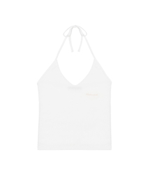 STRING HALTER NECK_IVORY
