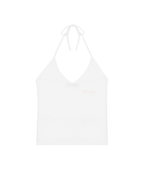 NICK&NICOLE(ニックアンドニコール)の「STRING HALTER NECK_IVORY(Tシャツ/カットソー・レディース・その他・FREE)」の1枚目の写真