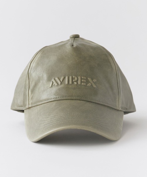AVIREX(アヴィレックス)の「AVIREX/アビレックス AXエンボスロゴPU 6Pキャップ フェイクレザー カーブバイザー 2026年秋冬 秋服 冬服(キャップ・メンズ・ブラック/ブラウン/カーキ・58)」の18枚目の写真