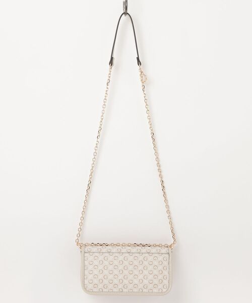 Guess（ゲス）の「AVA Mini Flap Crossbody ショルダーバッグ クロスボディバッグ（ショルダーバッグ・レディース・ライトベージュ/チェリーレッド・ONE SIZE）」の12枚目の写真