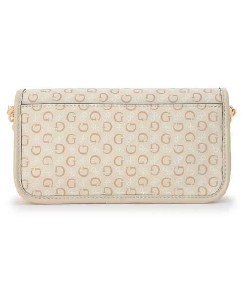 Guess（ゲス）の「AVA Mini Flap Crossbody ショルダーバッグ クロスボディバッグ（ショルダーバッグ・レディース・ライトベージュ/チェリーレッド・ONE SIZE）」の3枚目の写真