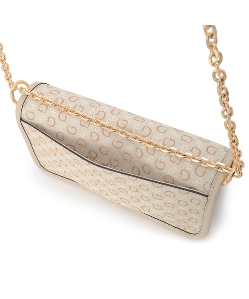 Guess（ゲス）の「AVA Mini Flap Crossbody ショルダーバッグ クロスボディバッグ（ショルダーバッグ・レディース・ライトベージュ/チェリーレッド・ONE SIZE）」の10枚目の写真