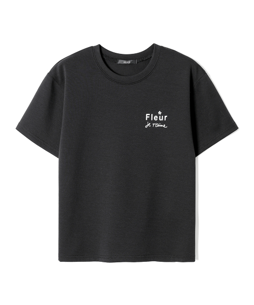 ADHOC(アドホック)の「レディース アーバンシック スモールアートワーク 半袖Tシャツ (ブラック) (HC5STA2)(Tシャツ/カットソー・レディース・その他・FREE)」の1枚目の写真