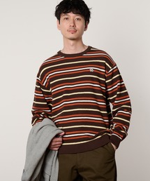 GRANCY】Print Design Sheer Knit / プリントデザインシアーニット