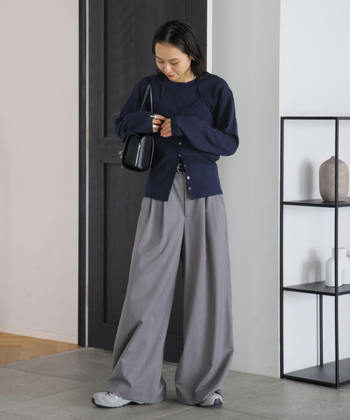 JOURNAL STANDARD(ジャーナルスタンダード)の「WASHABLE COMFクルーネックプルオーバー(ニット/セーター・レディース・ベージュ/ブラウン/ネイビー・FREE)」の21枚目の写真