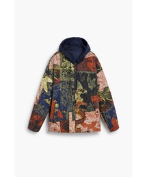 Desigual（デシグアル）の「マルチグラフィックプリント リバーシブルフードジャケット｜Desigual 2026秋冬新作（ブルゾン）」