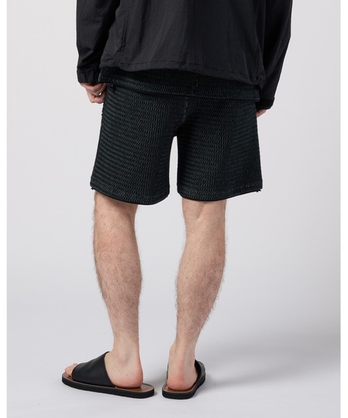 wjk(ダヴルジェイケイ)の「textured knit shorts(その他パンツ・メンズ・ホワイト/ブラック×グレー/ネイビー・X-LARGE/SMALL/LARGE/MEDIUM)」の16枚目の写真