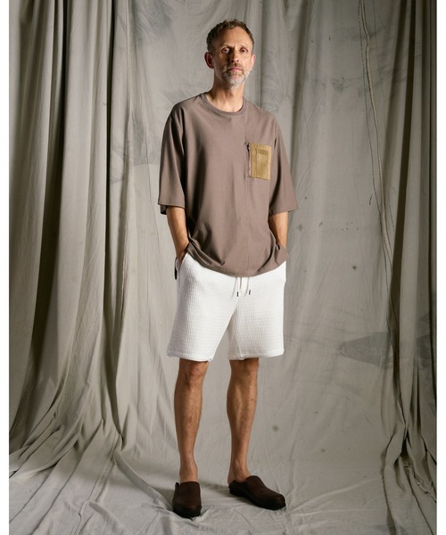 wjk(ダヴルジェイケイ)の「textured knit shorts(その他パンツ・メンズ・ホワイト/ブラック×グレー/ネイビー・X-LARGE/SMALL/LARGE/MEDIUM)」の17枚目の写真
