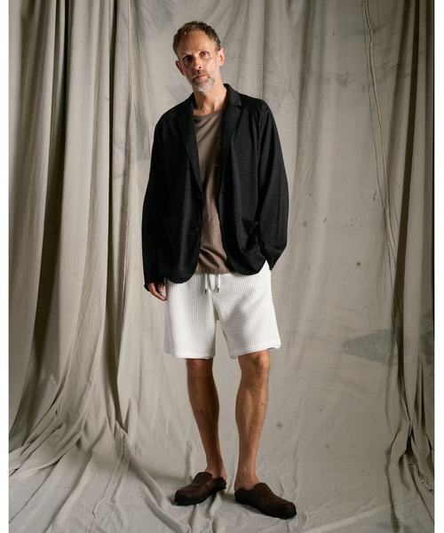 wjk(ダヴルジェイケイ)の「textured knit shorts(その他パンツ・メンズ・ホワイト/ブラック×グレー/ネイビー・X-LARGE/SMALL/LARGE/MEDIUM)」の20枚目の写真