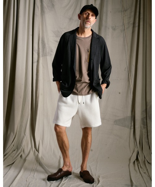 wjk(ダヴルジェイケイ)の「textured knit shorts(その他パンツ・メンズ・ホワイト/ブラック×グレー/ネイビー・X-LARGE/SMALL/LARGE/MEDIUM)」の22枚目の写真