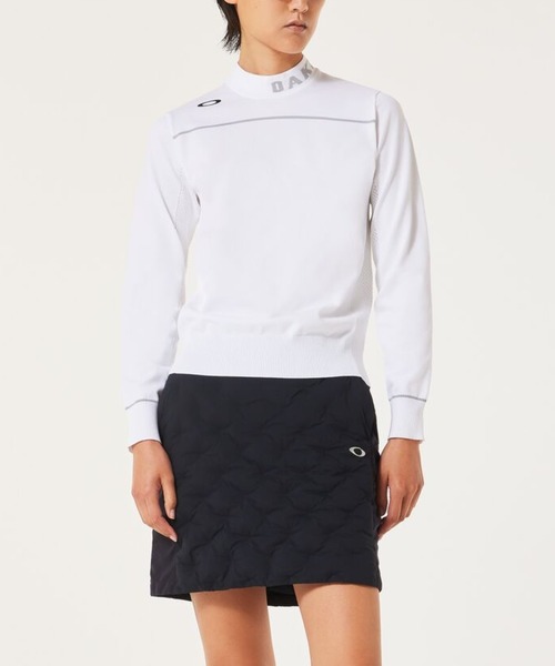 OAKLEY（オークリー）の「【最新】オークリー ELEVATE LS SWEATER MOCK SHT 2.0/ トップス/ ウィメンズゴルフコレクション/ ゴルフ/ OAKLEY（その他トップス・レディース・ホワイト/ブラック/ブルーグリーン・XS/S/L）」の2枚目の写真