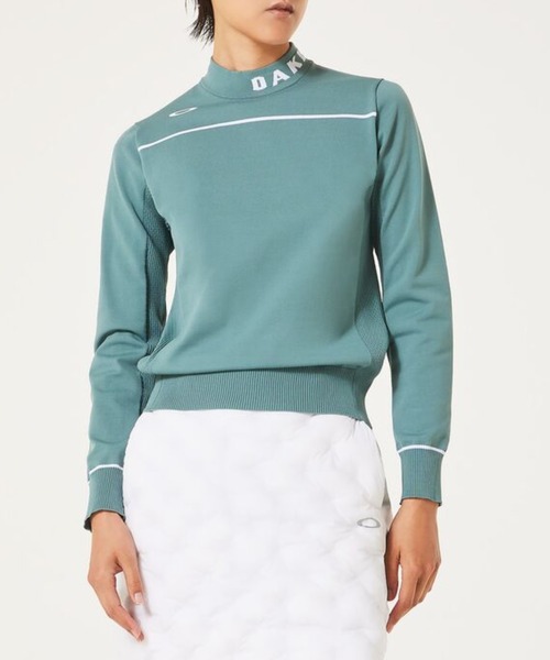 OAKLEY（オークリー）の「【最新】オークリー ELEVATE LS SWEATER MOCK SHT 2.0/ トップス/ ウィメンズゴルフコレクション/ ゴルフ/ OAKLEY（その他トップス・レディース・ホワイト/ブラック/ブルーグリーン・XS/S/L）」の3枚目の写真