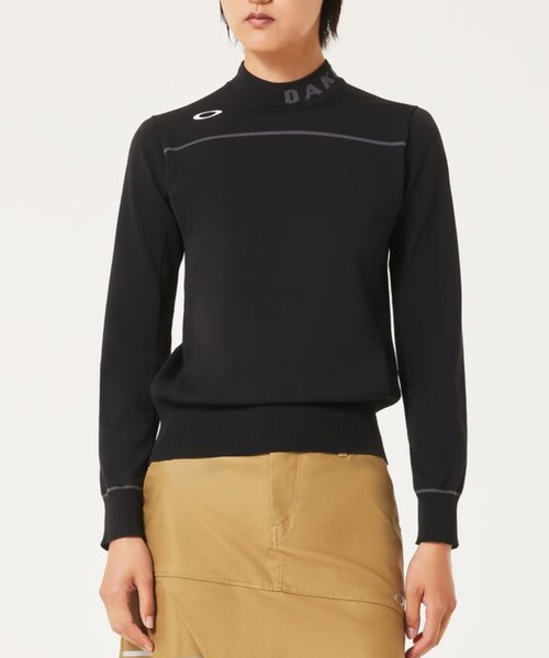 OAKLEY（オークリー）の「【最新】オークリー ELEVATE LS SWEATER MOCK SHT 2.0/ トップス/ ウィメンズゴルフコレクション/ ゴルフ/ OAKLEY（その他トップス・レディース・ホワイト/ブラック/ブルーグリーン・XS/S/L）」の4枚目の写真