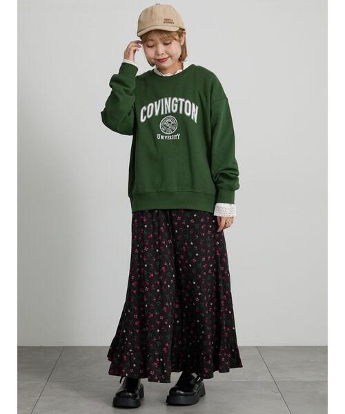 Samansa Mos2(サマンサ モスモス)の「【抗菌防臭】スタンドネックレースカットソー(Tシャツ/カットソー・レディース・ブラック/オフホワイト/ベージュ・F)」の8枚目の写真