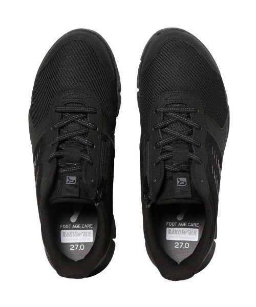 ASICS（アシックス）の「アシックス ASICS ラクォークライザップ RAKUWALK×RIZAP（スニーカー・メンズ・ブラック・27.0cm/26.5cm/25.0cm/24.5cm/25.5cm/26.0cm）」の6枚目の写真