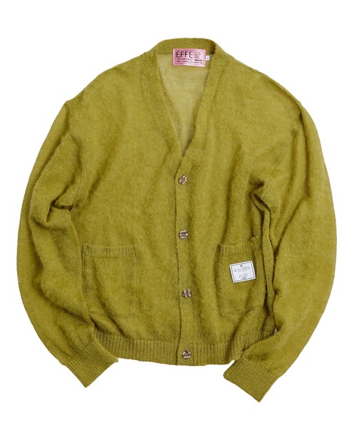 EFFECTEN（エフェクテン）の「【EFFECTEN】8G mohair cardigan（カーディガン/ボレロ・メンズ・イエロー系その他・LARGE/MEDIUM）」の5枚目の写真