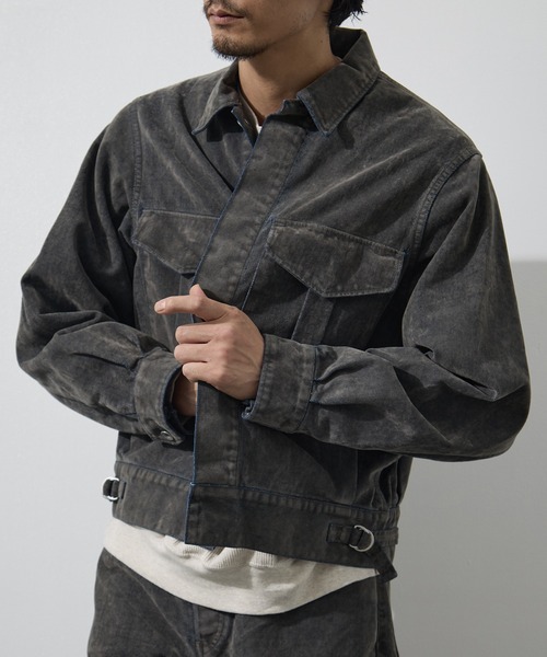 marka(マーカ)の「【MARKAWARE/marka/マーカ】CANADIAN MILITARY WORK JACKET(デニムジャケット・メンズ・グレー・2/1)」の9枚目の写真