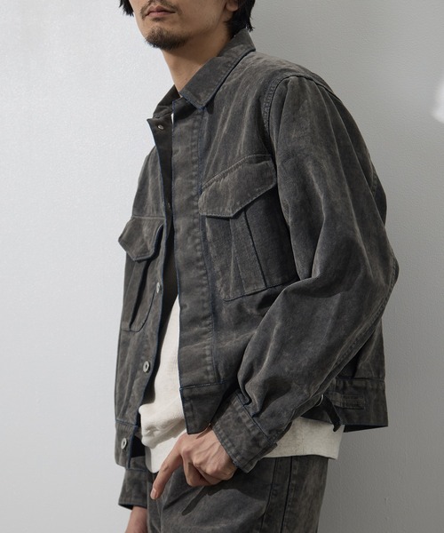marka(マーカ)の「【MARKAWARE/marka/マーカ】CANADIAN MILITARY WORK JACKET(デニムジャケット・メンズ・グレー・2/1)」の5枚目の写真