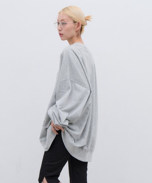 CIAOPANIC TYPY（チャオパニックティピー）の「【UNISEX】アソートDOG落書きビッグスウェット（Tシャツ/カットソー・レディース・グレー/チャコールグレー/ネイビー・ONE SIZE）」の15枚目の写真