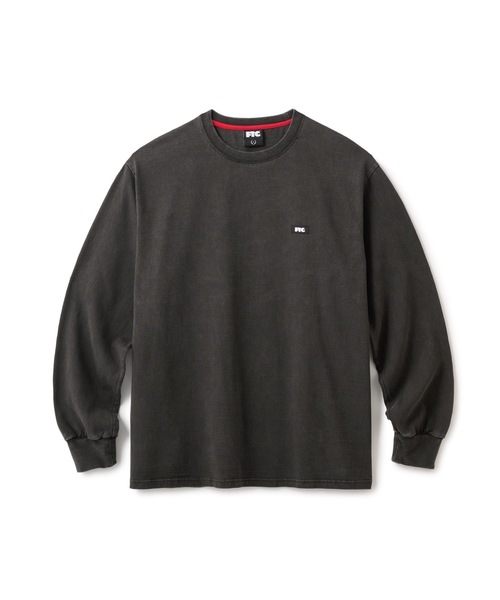 FTC（エフティーシー）の「PIGMENT DYED SMALL LOGO L/S TOP（Tシャツ/カットソー・メンズ・ホワイト/ブラック/オリーブ/ネイビー/その他・MEDIUM/LARGE/X-LARGE）」の3枚目の写真