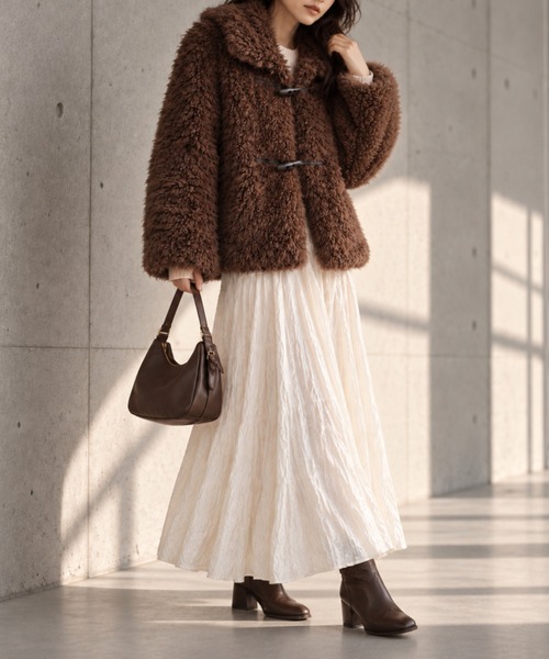model：158cm 着用サイズ：F