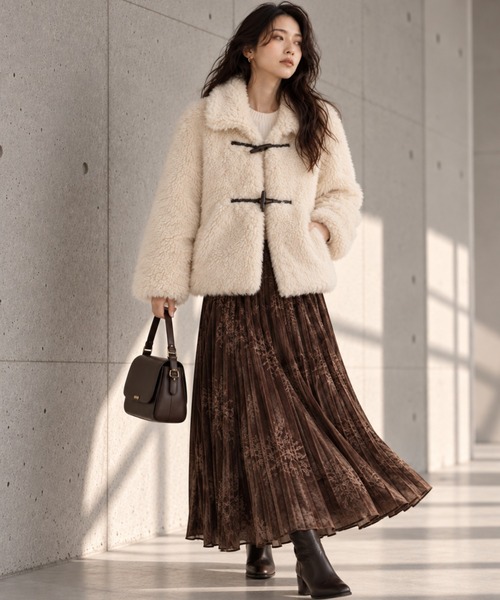 model：158cm 着用サイズ：F