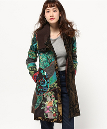 [Desigual/デシグアル]トリコット＋ファーコート