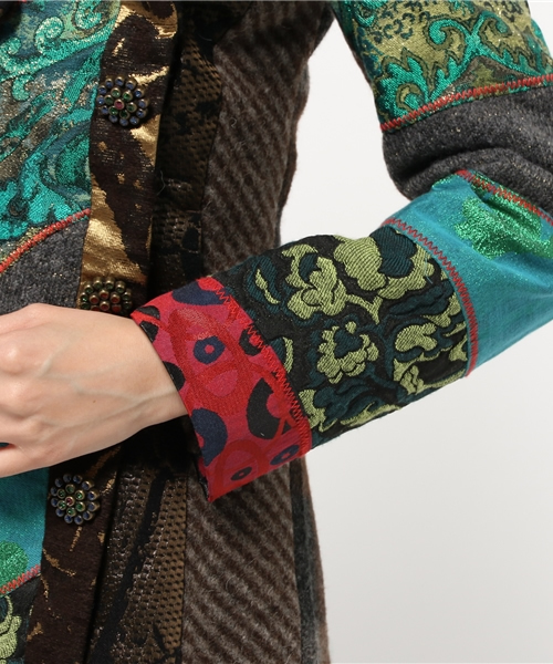 Desigual（デシグアル）の「[Desigual/デシグアル]トリコット＋ファーコート（その他アウター・レディース・ブラウン・38inch/40inch/42inch/36inch）」の7枚目の写真