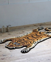 Detail（ディテール）の「DETAIL/ディティール Tibetan Tiger Rug Small S Sサイズ チベタンタイガーラグ スモール ラグマット 玄関マット インテリア 2026年秋冬 秋服 冬服（ラグ/マット）」