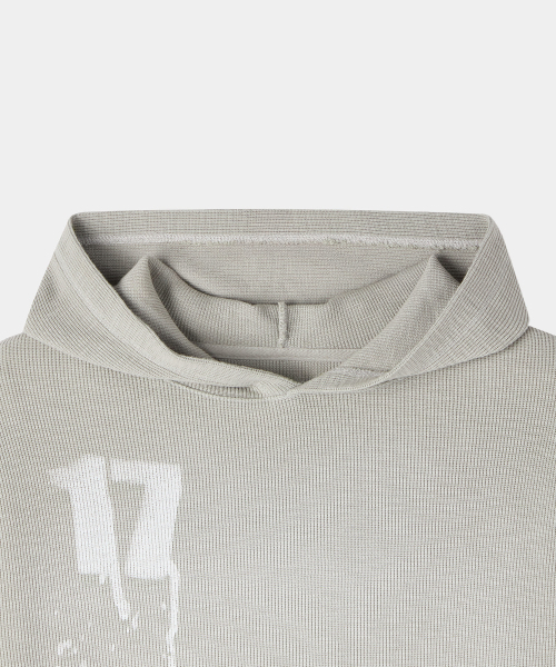 MAISON MINED(メゾンミネド)の「ペインテッドワッフルフード長袖 アイボリー(Tシャツ/カットソー・メンズ・その他・LARGE/MEDIUM)」の7枚目の写真