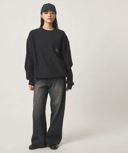CITEN(シテン)の「<CITEN>ヒュージリバーススウェットシャツSC(スウェット・メンズ・レッド/ブラック・L/M/S)」の9枚目の写真