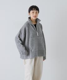 かぐれ | ボアハーフジッププルオーバー(その他トップス)