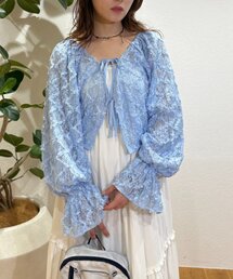 モールレースリボンボレロ