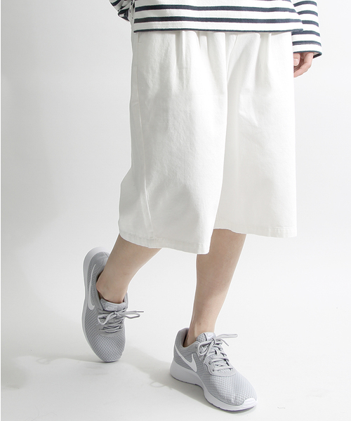 WEGO（ウィゴー）の「WEGO/チノワイドショーツ（チノパンツ・メンズ・ブラック/ホワイト/ベージュ・LARGE/MEDIUM）」の2枚目の写真