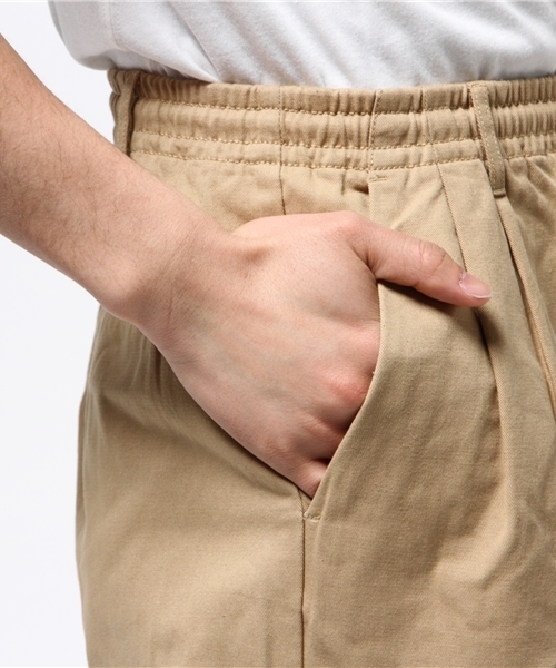 WEGO（ウィゴー）の「WEGO/チノワイドショーツ（チノパンツ・メンズ・ブラック/ホワイト/ベージュ・LARGE/MEDIUM）」の10枚目の写真