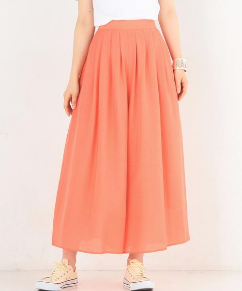 Another Edition（アナザーエディション）の「エアリーボイルタックパンツ/AEBC AIRY　ボイル タック PT◆（その他パンツ・レディース・ホワイト/ブラック/シャーベット・FREE）」の4枚目の写真