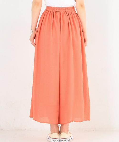 Another Edition（アナザーエディション）の「エアリーボイルタックパンツ/AEBC AIRY　ボイル タック PT◆（その他パンツ・レディース・ホワイト/ブラック/シャーベット・FREE）」の5枚目の写真