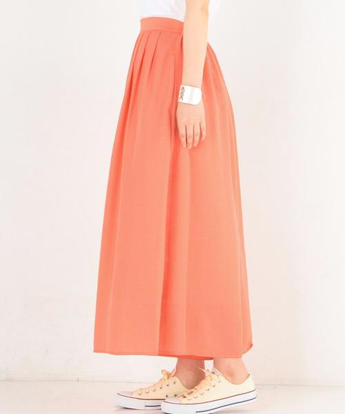 Another Edition（アナザーエディション）の「エアリーボイルタックパンツ/AEBC AIRY　ボイル タック PT◆（その他パンツ・レディース・ホワイト/ブラック/シャーベット・FREE）」の7枚目の写真