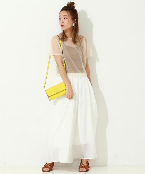 Another Edition（アナザーエディション）の「エアリーボイルタックパンツ/AEBC AIRY　ボイル タック PT◆（その他パンツ・レディース・ホワイト/ブラック/シャーベット・FREE）」の12枚目の写真