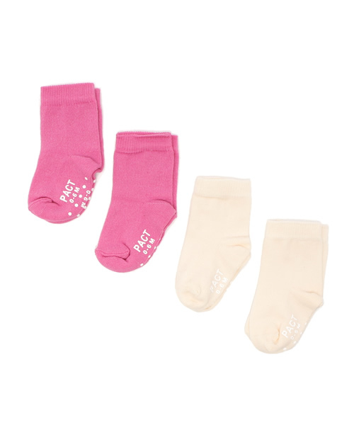 PACT(パクト)の「PACT-BABY-BABY SOCK 4P(ソックス/靴下・キッズ・その他・6-12MONTH/0-6MONTH)」の1枚目の写真
