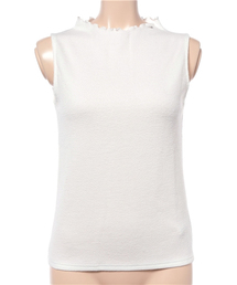 EDIT COLOGNE | 《EDIT COLOGNE》ウェーブリブノースリーブカットソー(Tシャツ/カットソー)