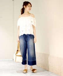 Spick & Span | オールドデニムクロップド◆(デニムパンツ)