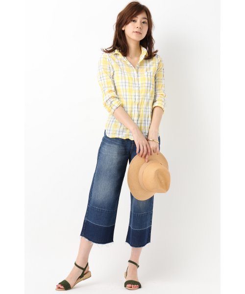 Spick & Span(スピックアンドスパン)の「オールドデニムクロップド◆(デニムパンツ・レディース・ブルー/サックスブルー・38/36/40)」の7枚目の写真