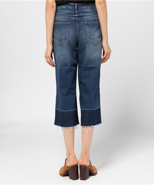 Spick & Span(スピックアンドスパン)の「オールドデニムクロップド◆(デニムパンツ・レディース・ブルー/サックスブルー・38/36/40)」の10枚目の写真